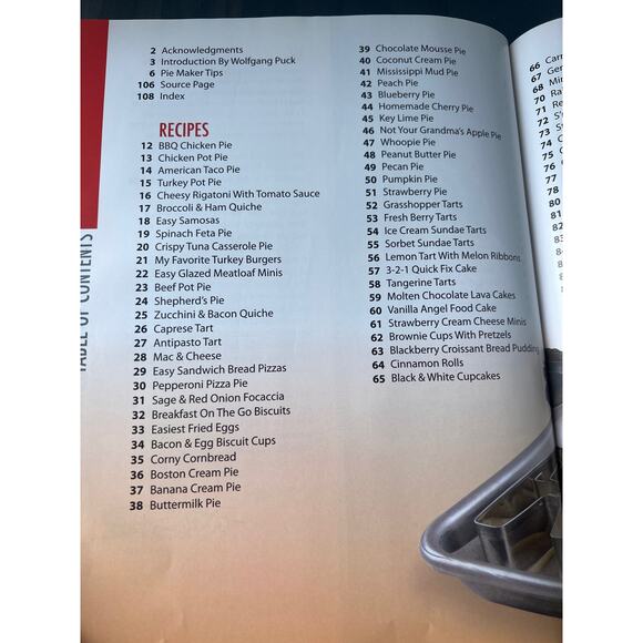 Simply the Best Pie Maker Recipes by Marian Getz Hardcover Book Pre-Loved - Picture 8 of 9